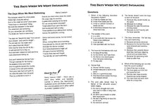 Multiple Choice - Understanding Poetry